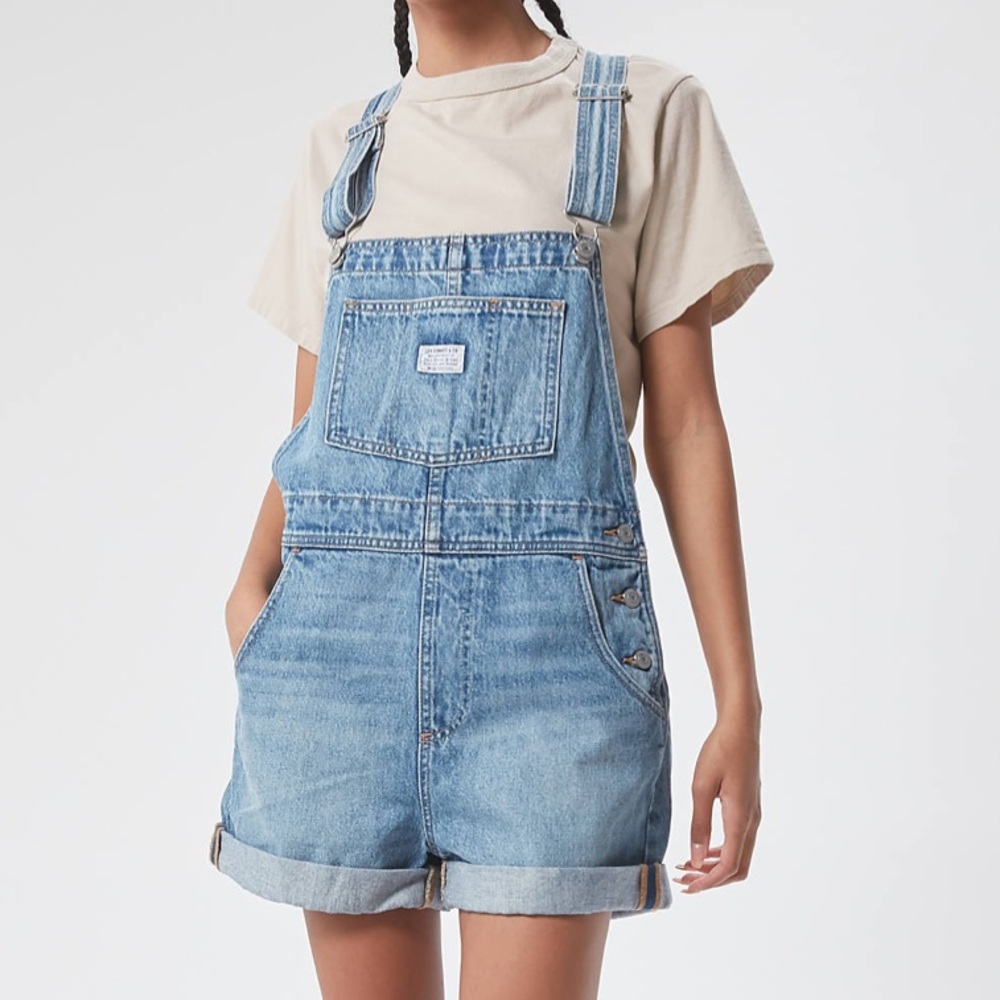Urban O Levi’s Vintage Denim Shortall Overall